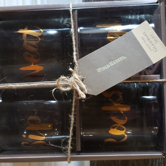 💖H P X4💖 Brand New! Double Old Fashioned cocktail glasses! Adorable! 1 set… - Picture 2 of 12